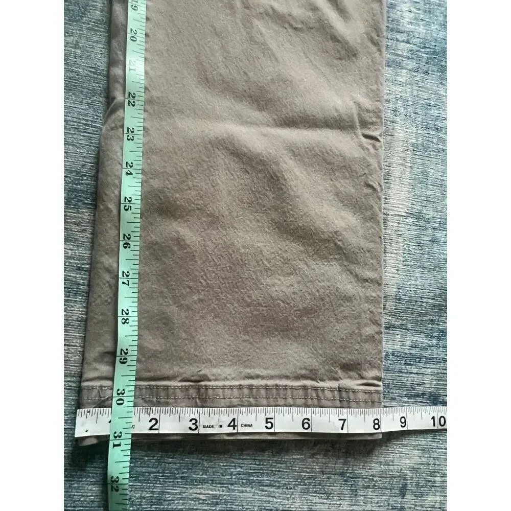 Columbia Khaki Gray Regular Fit Straight Leg Flex Pants 36 x 31